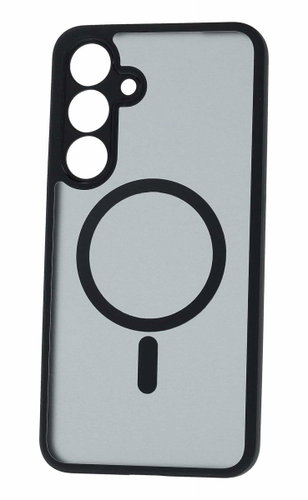 TopQ Full Matte Mag Cover for Samsung Galaxy S25 Plus black - Phone Cover - Main image