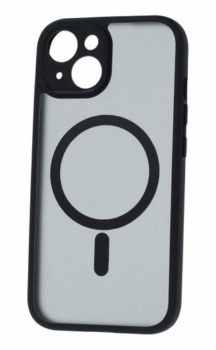 TopQ Full Matte Mag Cover for iPhone 14 black - Phone Cover - Main image