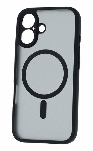 TopQ Full Matte Mag Cover for iPhone 16 Plus black - Phone Cover - Main image