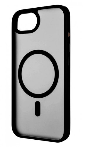 TopQ Full Matte Mag Cover for iPhone 16e black - Phone Cover - Main image
