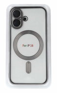 TopQ Metallic MagSafe for iPhone 16 Titanium - Phone Cover