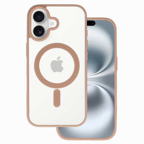TopQ Acrylic colour Magsafe for iPhone 17 desert titanium - Phone Cover - Main image