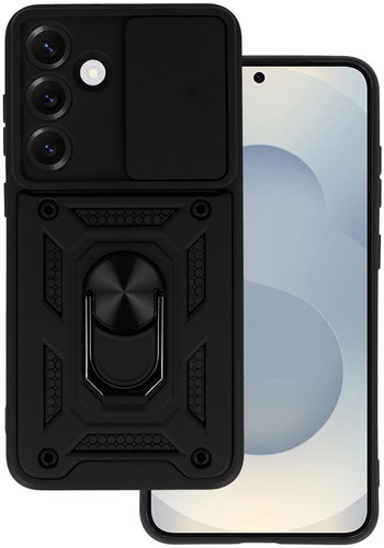 TopQ Ultra Durable Armor Lens for Samsung S25 black - Phone Cover - Main image