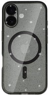 TopQ Glitter Magsafe for iPhone 17 black clear - Phone Cover