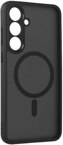 TopQ Full Matte Mag Cover for Samsung Galaxy S25 FE black - Phone Cover - Main image