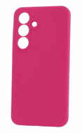 TopQ Silicone Lite for Samsung S25 raspberry - Phone Cover