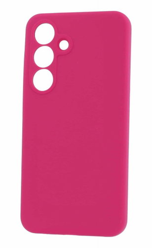 TopQ Silicone Lite for Samsung S25 raspberry - Phone Cover - Main image