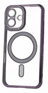 TopQ Bling Magsafe for iPhone 16 purple - Phone Cover
