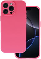 TopQ Silicone Lite for iPhone 16 Pro fuchsia - Phone Cover