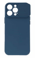 TopQ Camshield Soft for iPhone 16 Pro Max dark blue - Phone Cover