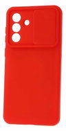 TopQ Camshield Soft for Samsung S25 red - Phone Cover
