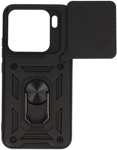 TopQ Ultra Durable Armor Lens for Xiaomi 15 Pro 5G black - Phone Cover - Main image