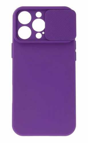 TopQ Camshield Soft for iPhone 16 Pro purple - Phone Cover - Main image