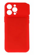 TopQ Camshield Soft for iPhone 16 Pro red - Phone Cover