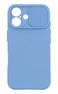 TopQ Camshield Soft for iPhone 16 light blue - Phone Cover