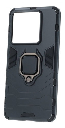 TopQ Ultra durable back cover for Xiaomi 14T Pro black with ring - Phone Cover - Main image