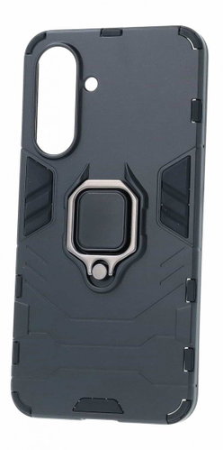 TopQ Ultra durable back cover for Samsung A36 black with ring - Phone Cover - Main image