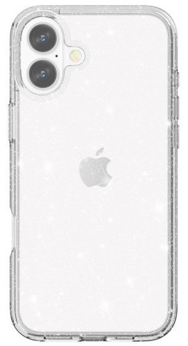 TopQ Back cover for iPhone 16 Plus Crystal transparent - Phone Cover - Main image
