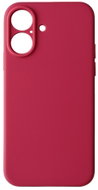 TopQ Silicone Lite for iPhone 16 burgundy - Phone Cover