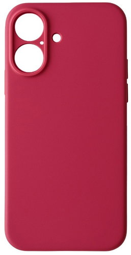 TopQ Silicone Lite for iPhone 16 burgundy - Phone Cover - Main image