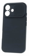 TopQ Camshield Soft for iPhone 16 black - Phone Cover