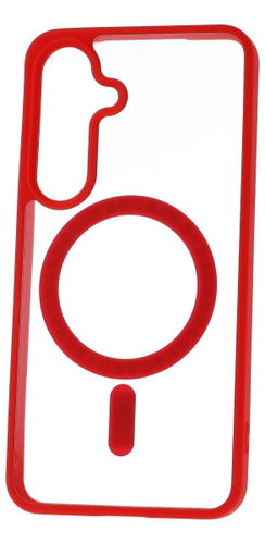 TopQ Acrylic colour Magsafe for Samsung Galaxy S25 red - Phone Cover - Main image