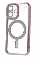 TopQ Bling Magsafe for iPhone 16 pink - Phone Cover