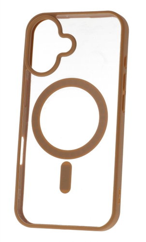 TopQ Acrylic colour Magsafe for iPhone 16 Plus titanium - Phone Cover - Main image
