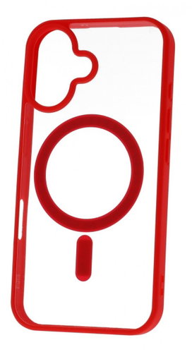 TopQ Acrylic colour MagSafe for iPhone 16 Plus red - Phone Cover - Main image