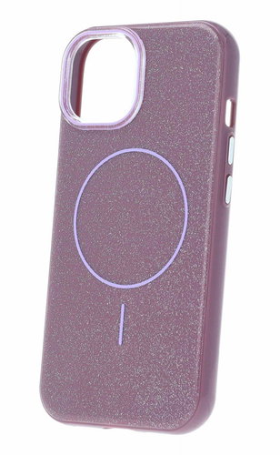 TopQ Magsafe Slim Shiny for iPhone 14 purple - Phone Cover - Main image