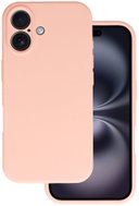 TopQ Silicone Lite for iPhone 16 peach - Phone Cover