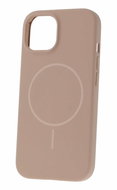 TopQ Magsafe Slim Silicone for iPhone 14 brown - Phone Cover