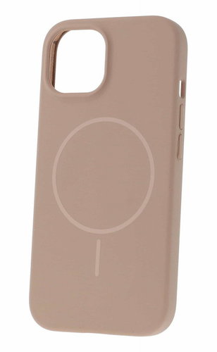 TopQ Magsafe Slim Silicone for iPhone 14 brown - Phone Cover - Main image