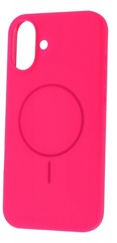 TopQ Magsafe Slim Silicone for iPhone 16 pink - Phone Cover - Main image