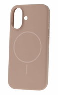 TopQ Magsafe Slim Silicone for iPhone 16 brown - Phone Cover