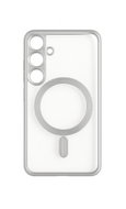 TopQ Metallic Magsafe for Samsung Galaxy S25 Silver - Phone Cover