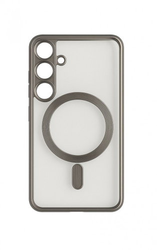 TopQ Metallic Magsafe for Samsung Galaxy S25 Titanium - Phone Cover - Main image