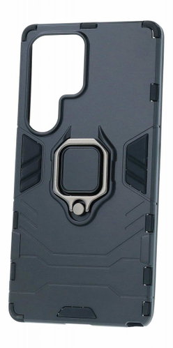 TopQ Ultra durable back cover for Samsung Galaxy S25 Ultra black with ring - Phone Cover - Main image