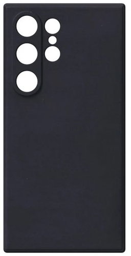 TopQ Silicone Lite for Samsung S24 Ultra black - Phone Cover - Main image