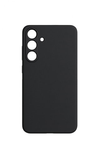 TopQ Silicone Lite for Samsung S25 black - Phone Cover - Main image