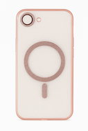 TopQ Glitter Magsafe for iPhone 16e pink clear - Phone Cover