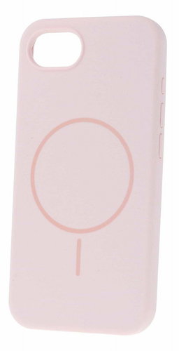 TopQ Magsafe Slim Silicone for iPhone 16e light pink - Phone Cover - Main image