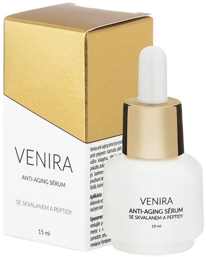 VENIRA Anti-aging Serum with Squalane and Peptides 15ml - Face Serum - Main image