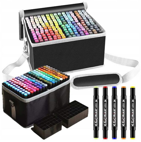 TopKing Set of double-sided markers, 168 pcs - Felt Tip Pens - Main image