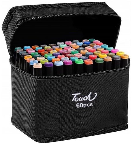 TopKing Set of double-sided markers, 60 pcs - Felt Tip Pens - Main image