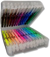 TopKing Mega set of gel pens, neon, pastel, glitter, metallic in organizer, 48 pcs - Gel Pen 