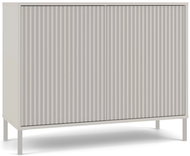 Topeshop Kamaro 2D Slim grooved slats, cashmere - Chest of Drawers