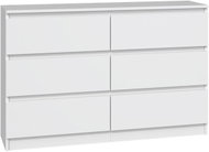 Topeshop Malwa M6/120 white - Chest of Drawers