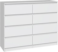 Topeshop Malwa M8/120 white - Chest of Drawers
