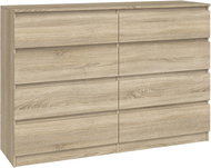 Topeshop Malwa M8/140 Sonoma - Chest of Drawers